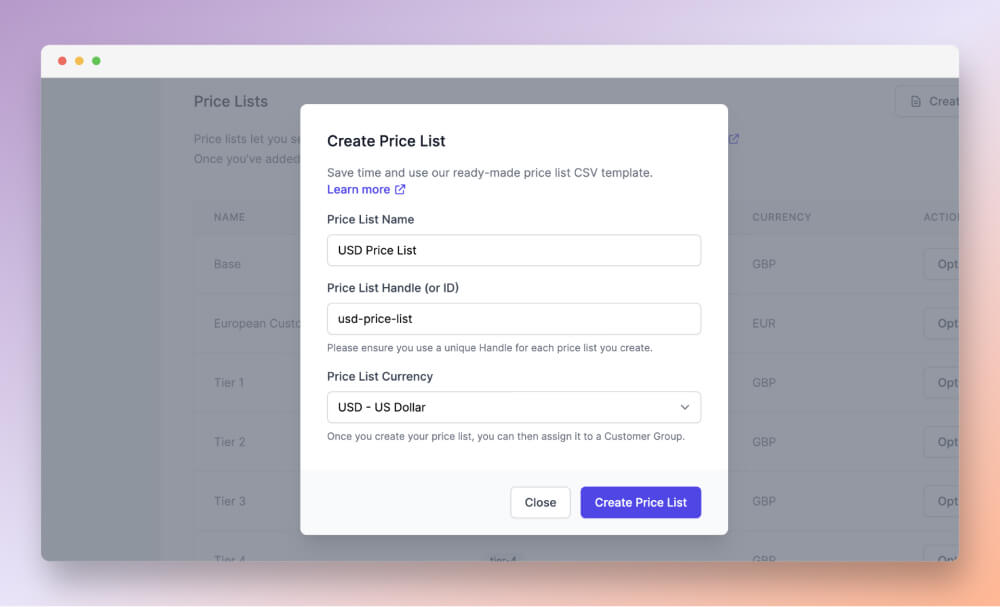 SparkLayer B2B, Shopify Markets and multi-currency