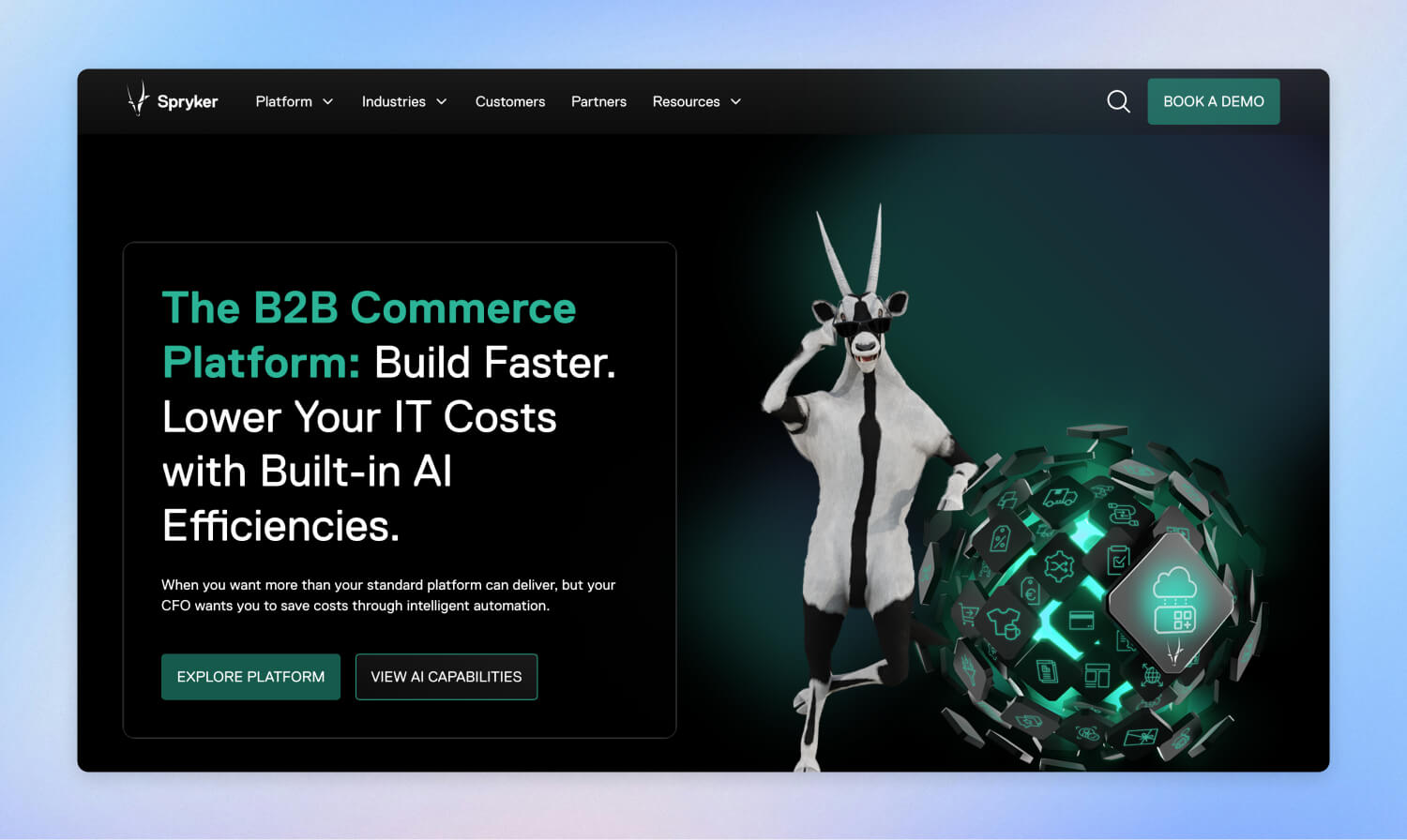 Spryker enterprise B2B eCommerce platform