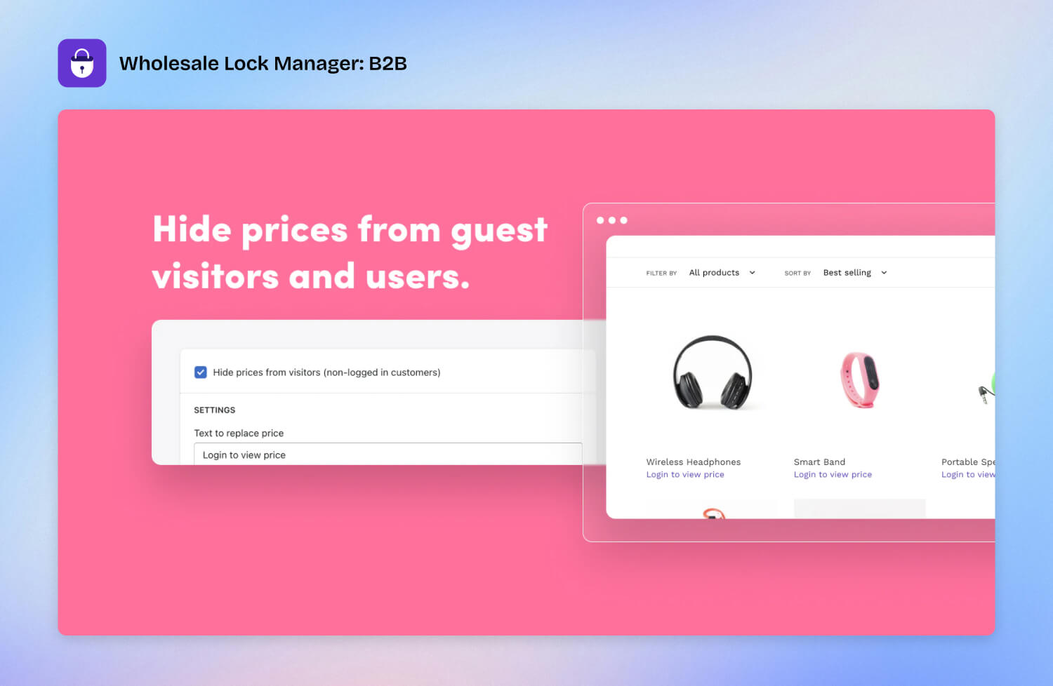Wholesale Lock Manager app overview
