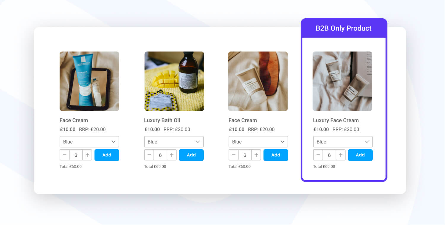 Shopify B2B Only Product page