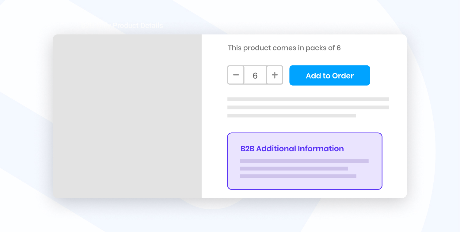 Shopify B2B only content